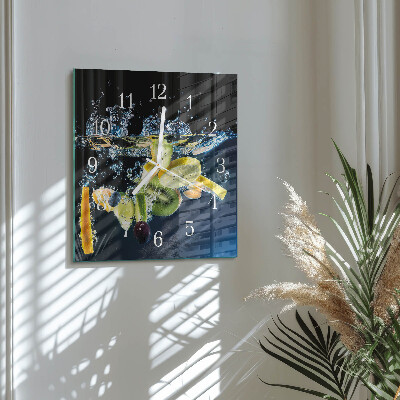 Orologio quadrato Frutta