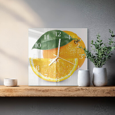 Orologio quadrato Arance