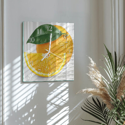 Orologio quadrato Arance
