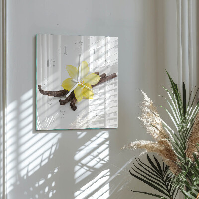 Orologio quadrato Orchidea Vaniglia