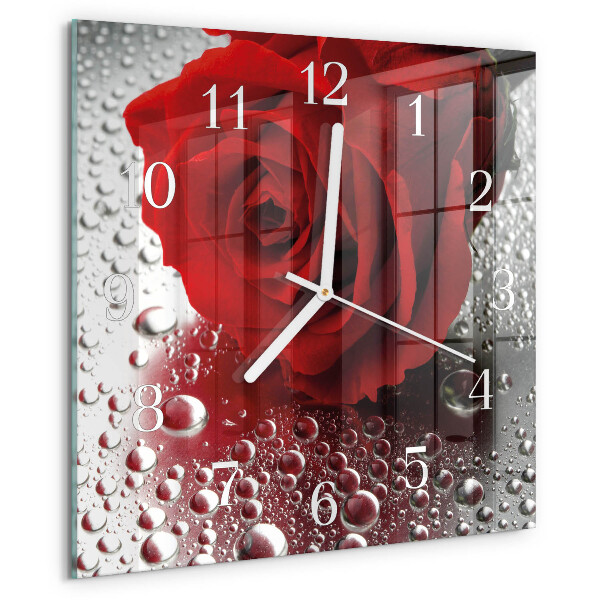 Orologio quadrato Rosa