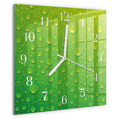 Orologio quadrato Gocce
