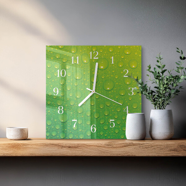 Orologio quadrato Gocce