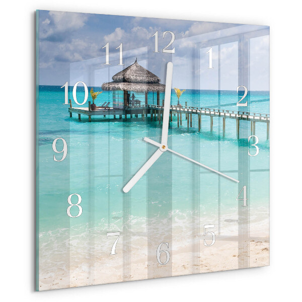 Orologio quadrato Spiaggia