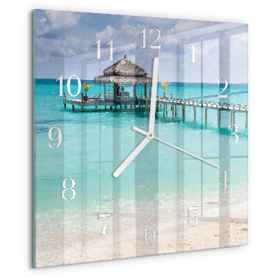 Orologio quadrato Spiaggia