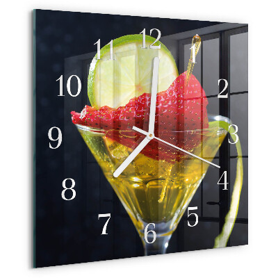 Orologio quadrato Cocktail