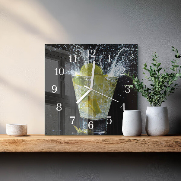 Orologio quadrato Cocktail