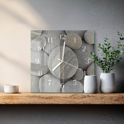 Orologio quadrato Pietre