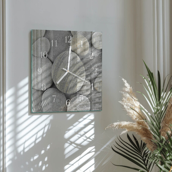 Orologio quadrato Pietre