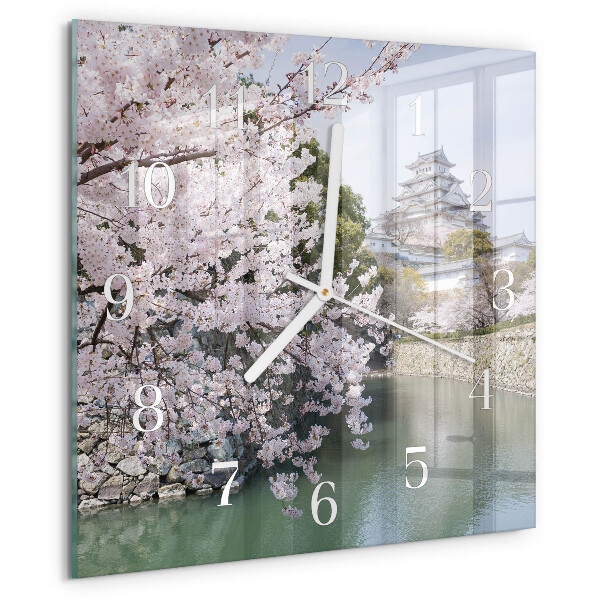 Orologio quadrato Alberi di ciliegio