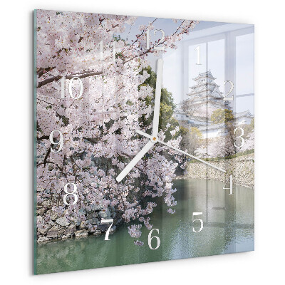 Orologio quadrato Alberi di ciliegio