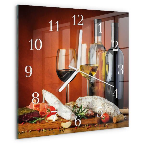 Orologio quadrato Vino