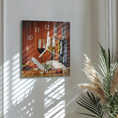 Orologio quadrato Vino