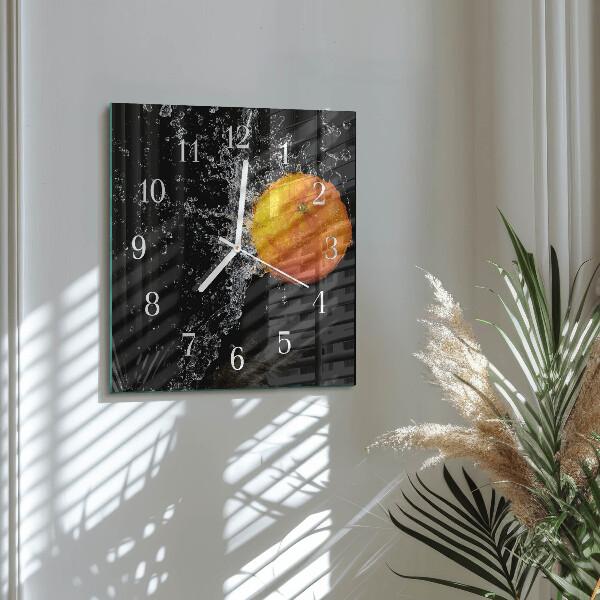 Orologio quadrato Arancia