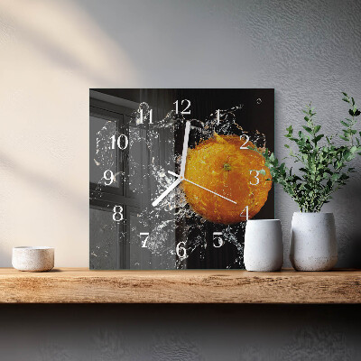 Orologio quadrato Arancia