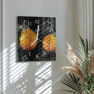 Orologio quadrato Arance