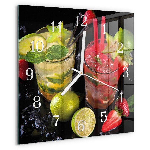 Orologio quadrato Cocktail