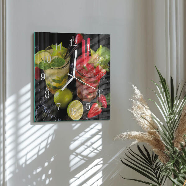 Orologio quadrato Cocktail
