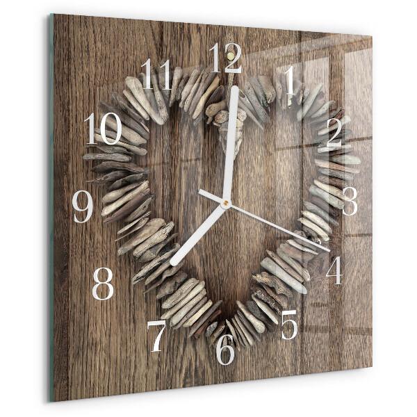 Orologio quadrato Cuore