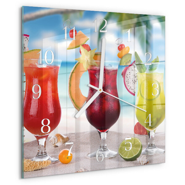 Orologio quadrato Cocktail