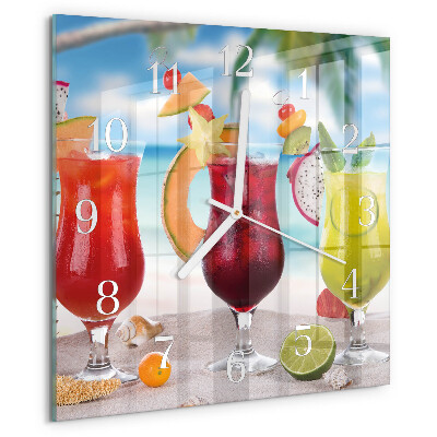 Orologio quadrato Cocktail