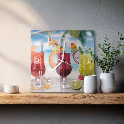 Orologio quadrato Cocktail