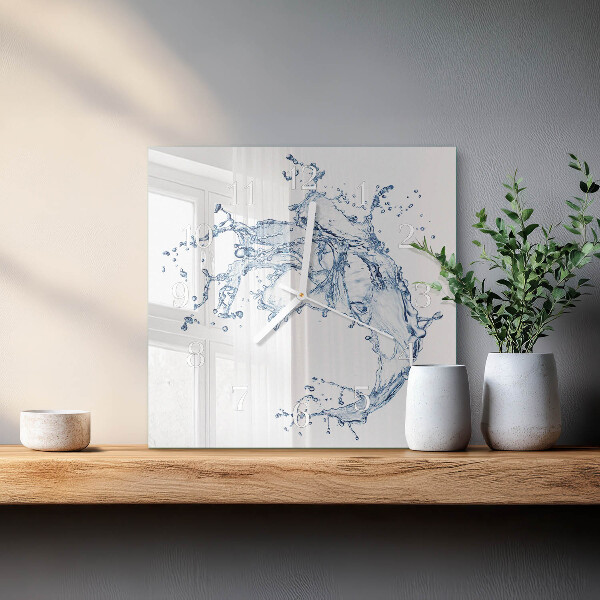 Orologio quadrato Acqua