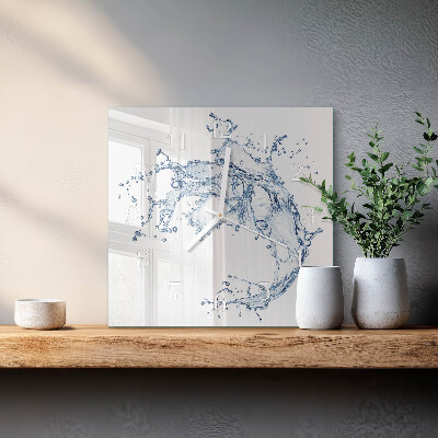 Orologio quadrato Acqua