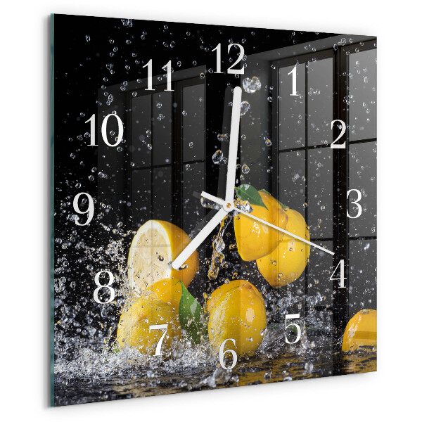 Orologio quadrato limoni
