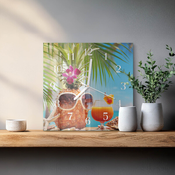 Orologio quadrato Vacanze