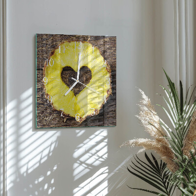 Orologio quadrato Ananas