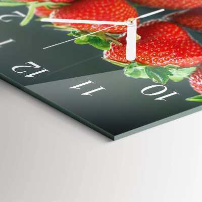 Orologio quadrato Fragole