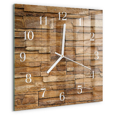 Orologio quadrato Clinker