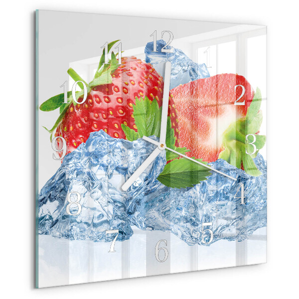 Orologio quadrato Gelato alla fragola