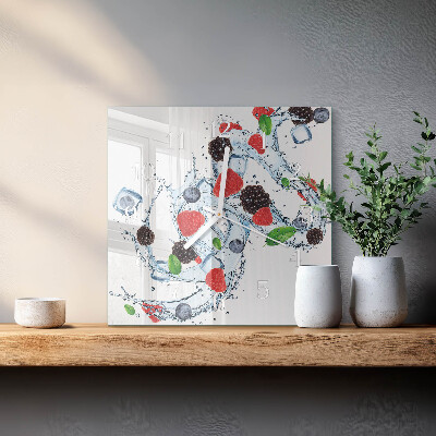 Orologio quadrato Gelato alla frutta