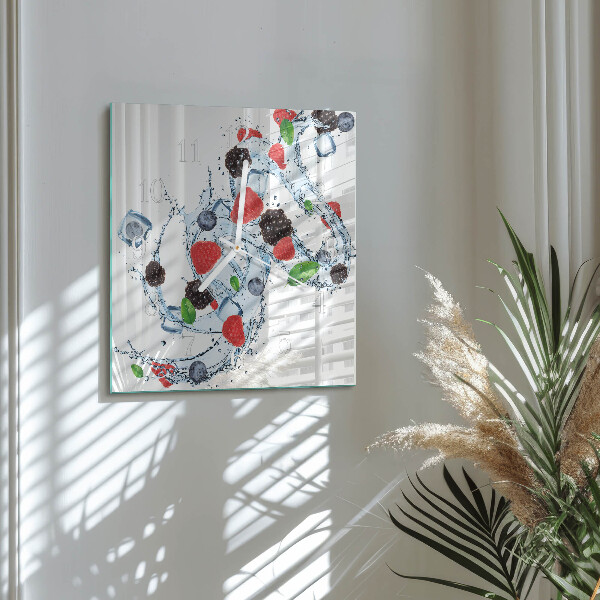 Orologio quadrato Gelato alla frutta