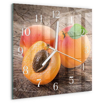 Orologio quadrato Albicocche