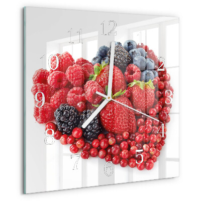Orologio quadrato Frutta