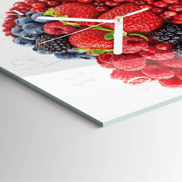 Orologio quadrato Frutta