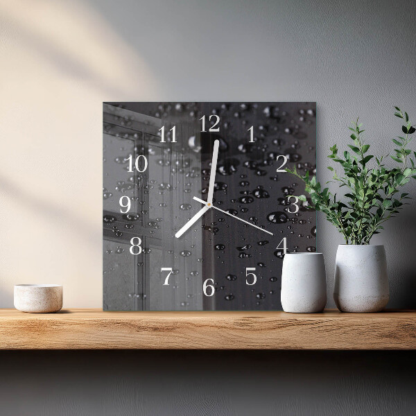 Orologio quadrato Gocce