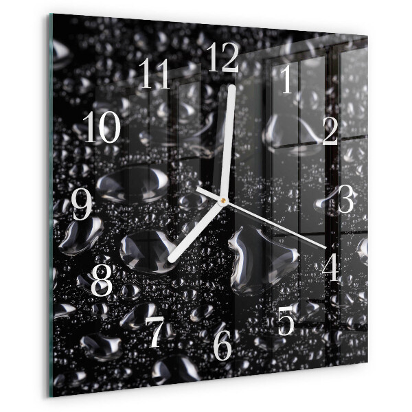 Orologio quadrato Gocce