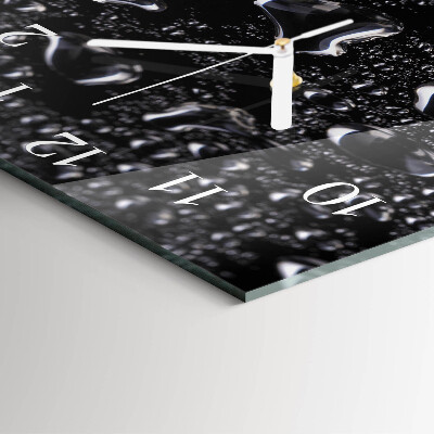 Orologio quadrato Gocce