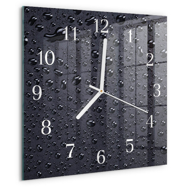 Orologio quadrato Gocce