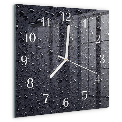 Orologio quadrato Gocce