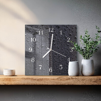 Orologio quadrato Gocce
