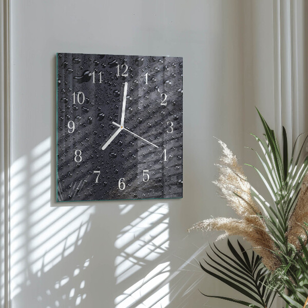 Orologio quadrato Gocce