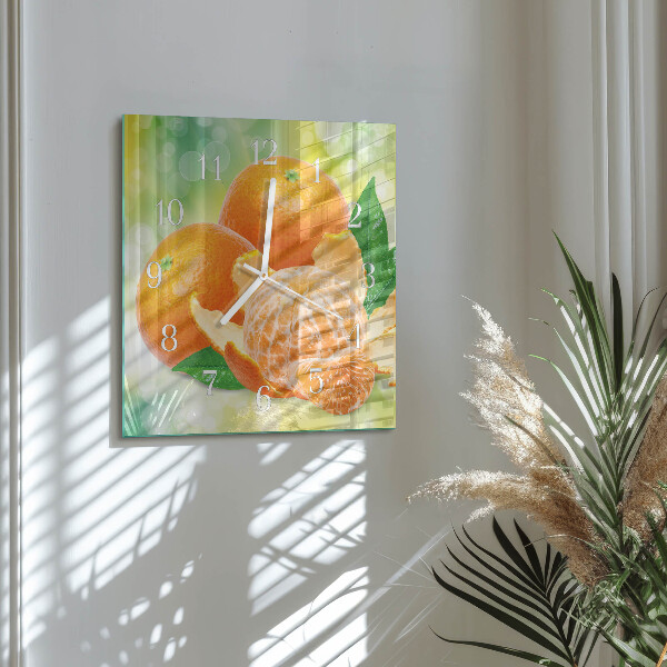 Orologio quadrato Arance