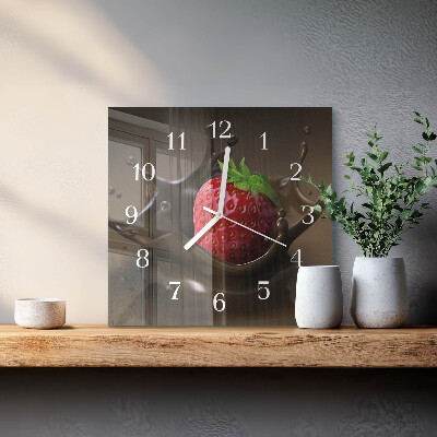 Orologio quadrato Cioccolato