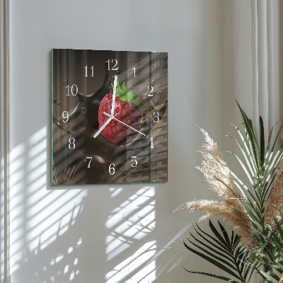 Orologio quadrato Cioccolato