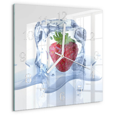 Orologio quadrato Gelato alla fragola